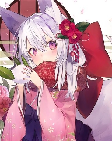 穿越游戏世界后变成了妖狐少女 封面